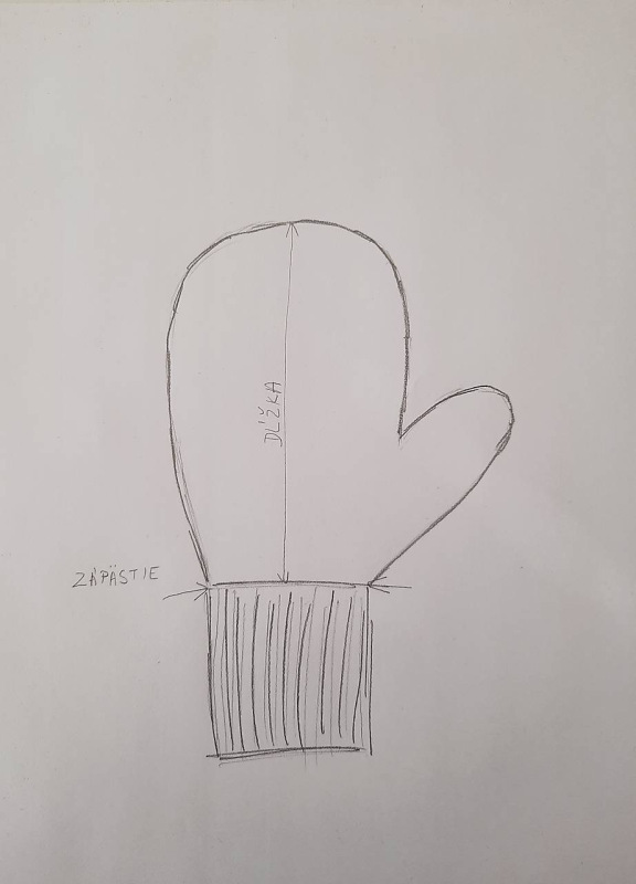 Detské prechodné elastické softshellové rukavice 3