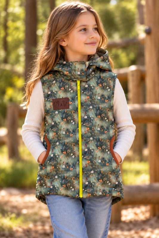 softshell vesta kvet 128/134