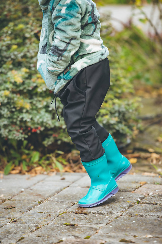 Elastické softshell nohavice pudlové čierne 2