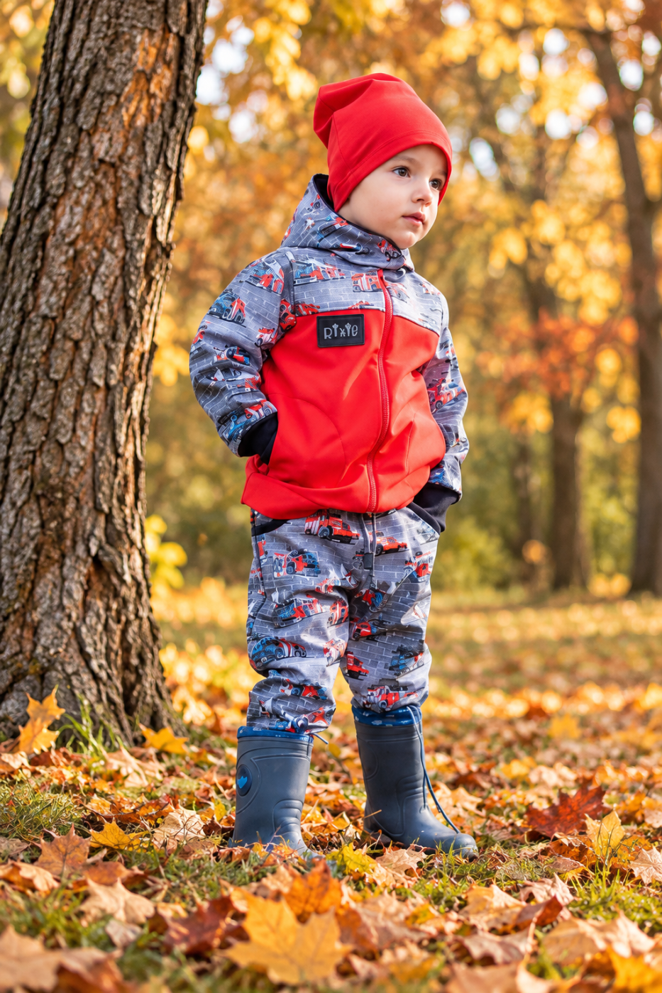 zimný elastický softshell s flisom